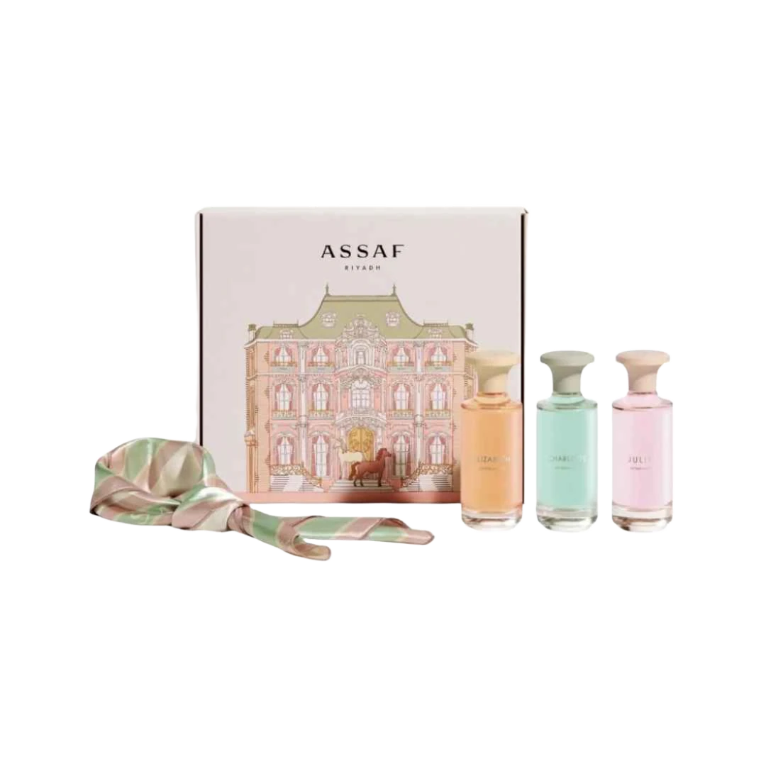 ASSAF VICTORIAN COLLECTION EDP FOR WOMEN - 150ml x 3 -Hadiyyeh