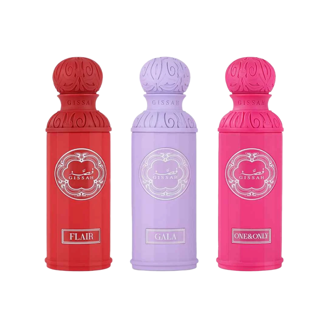 GISSAH ENCHANTED SET EDP FOR WOMEN - 3 x 50 ml -Hadiyyeh