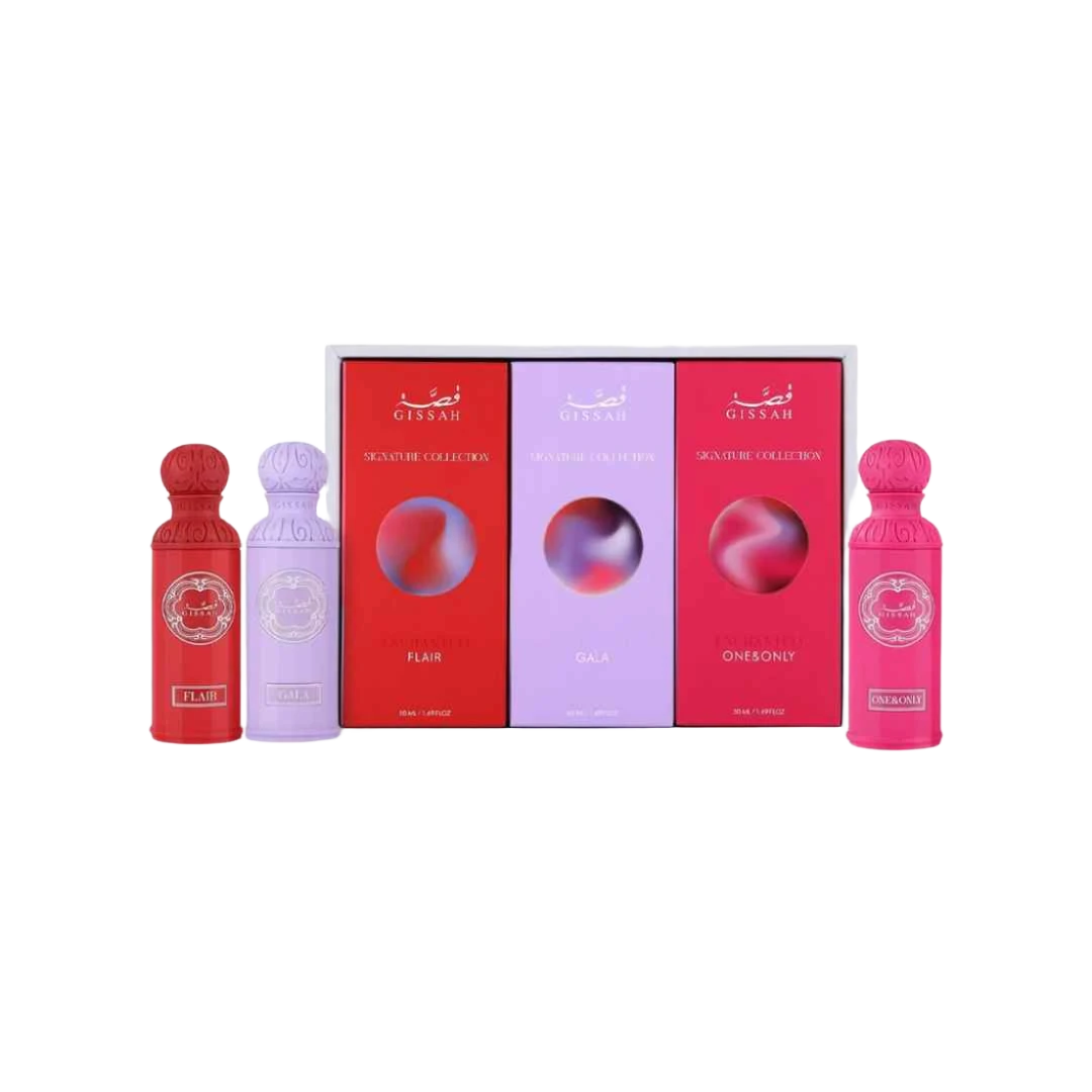 GISSAH ENCHANTED SET EDP FOR WOMEN - 3 x 50 ml -Hadiyyeh