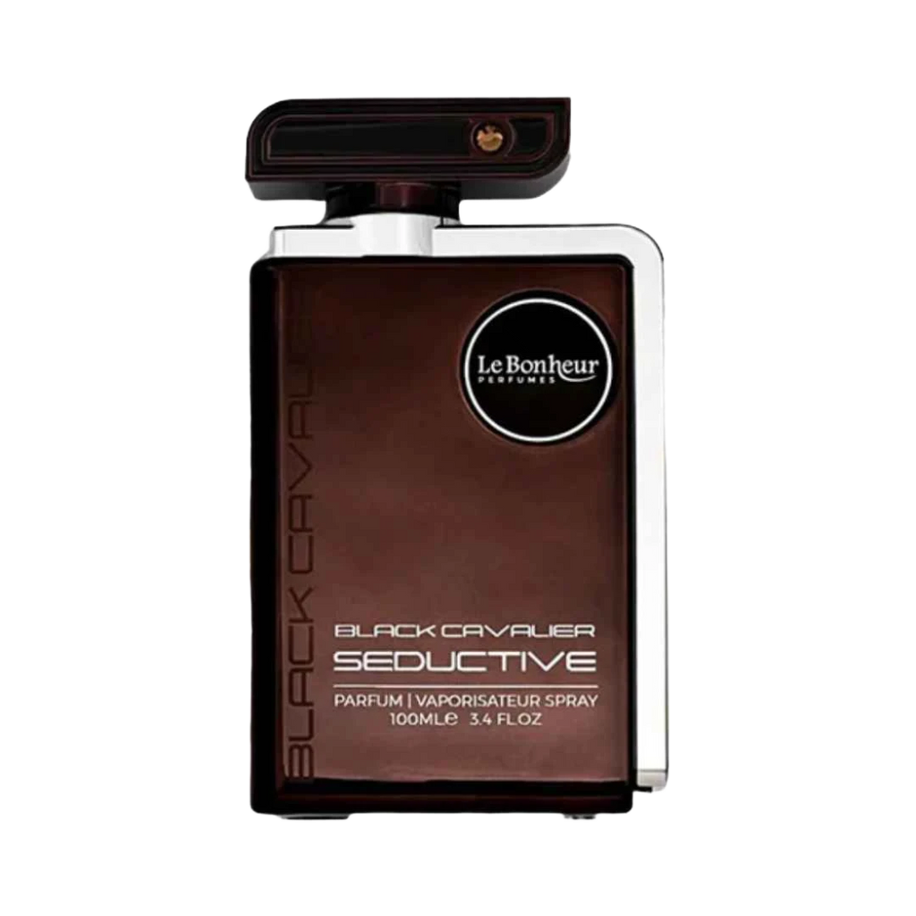 LE BONHEUR BLACK CAVALIER SEDUCTIVE PARFUM FOR MEN - 100 ml -Hadiyyeh