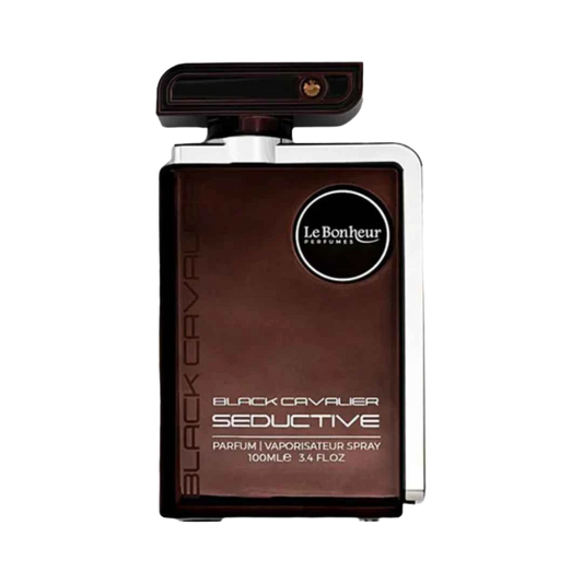 LE BONHEUR BLACK CAVALIER SEDUCTIVE PARFUM FOR MEN - 100 ml -Hadiyyeh