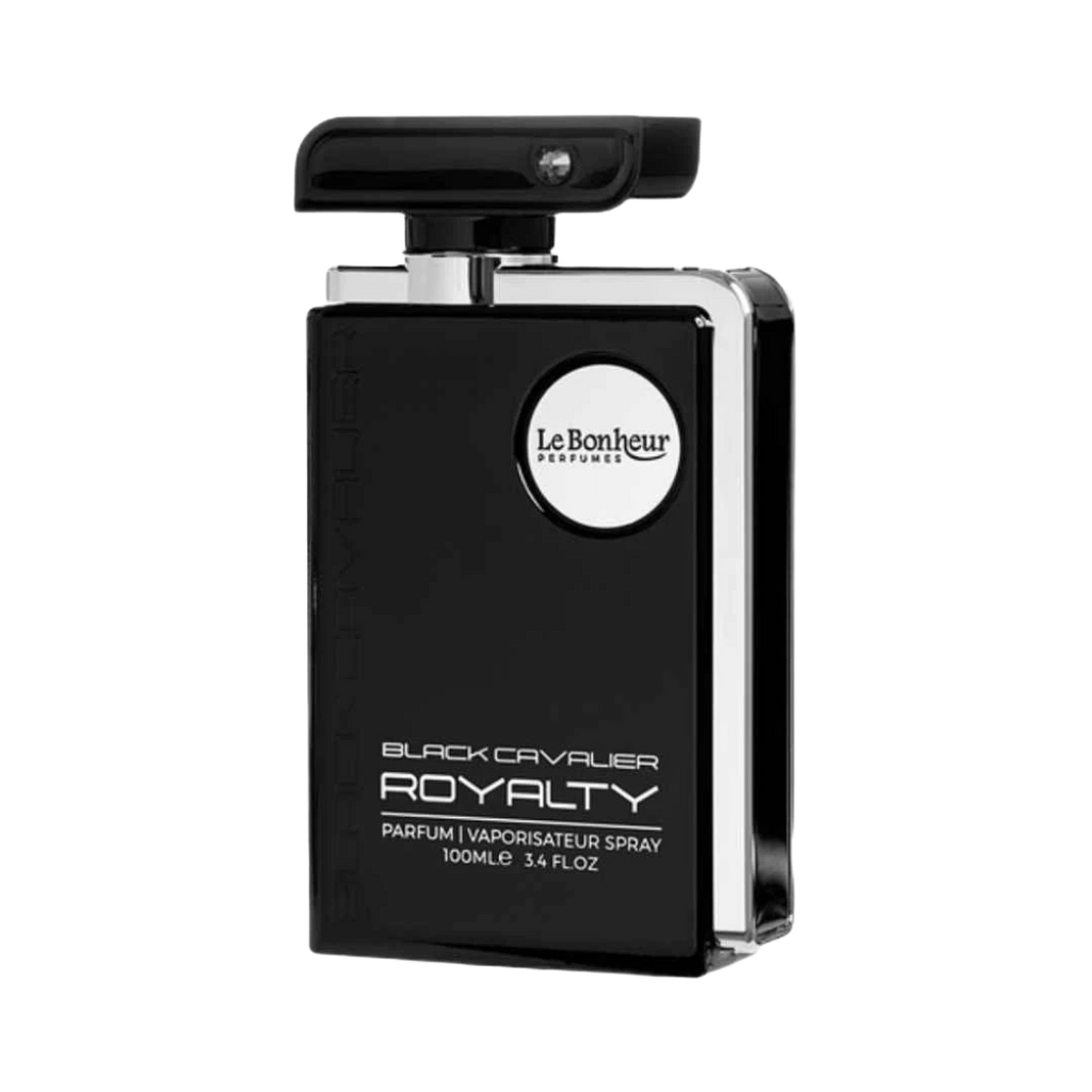 LE BONHEUR BLACK CAVALIER ROYALTY PARFUM FOR MEN - 100 ml -Hadiyyeh