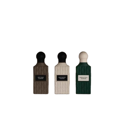 IBRAQ DIAMOND GREY BOX SET EDP UNISEX - 75ml x 3 -Hadiyyeh