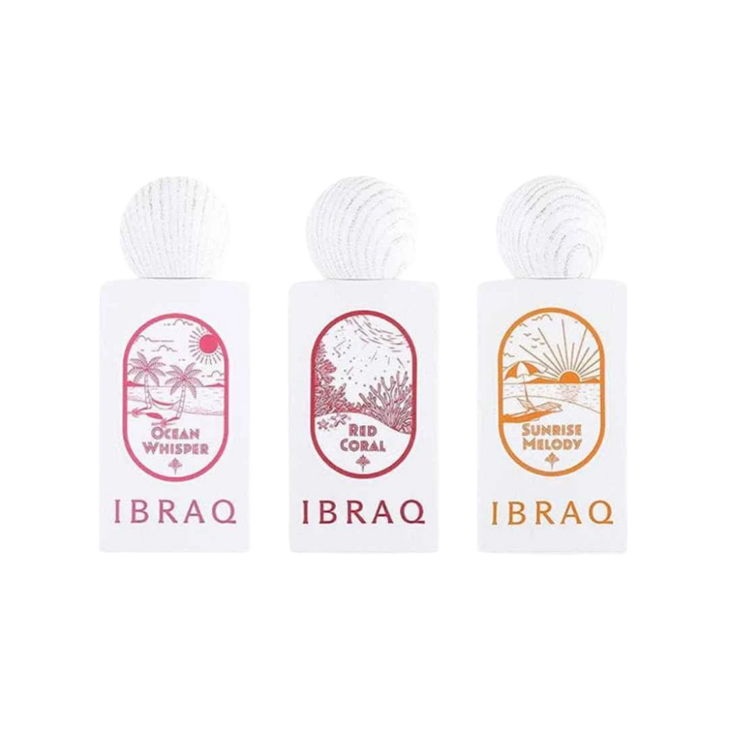 IBRAQ MINI SUMMER OCEAN COLLECTION UNISEX - 3 x 10 ml -Hadiyyeh