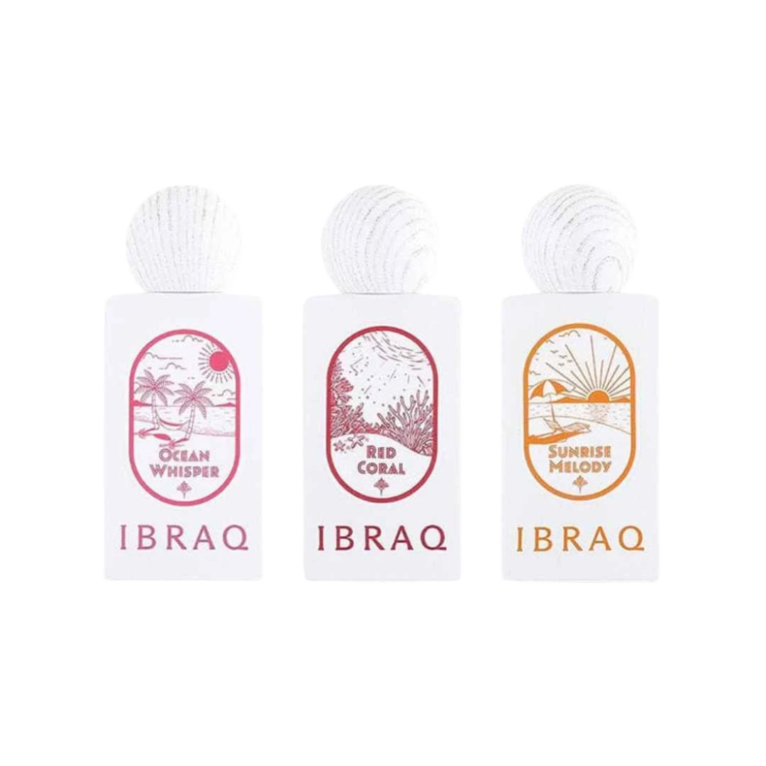 IBRAQ MINI SUMMER OCEAN COLLECTION UNISEX - 3 x 10 ml -Hadiyyeh