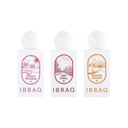 IBRAQ MINI SUMMER OCEAN COLLECTION UNISEX - 3 x 10 ml -Hadiyyeh