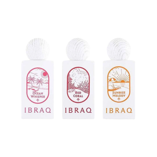 IBRAQ MINI SUMMER OCEAN COLLECTION UNISEX - 3 x 10 ml -Hadiyyeh