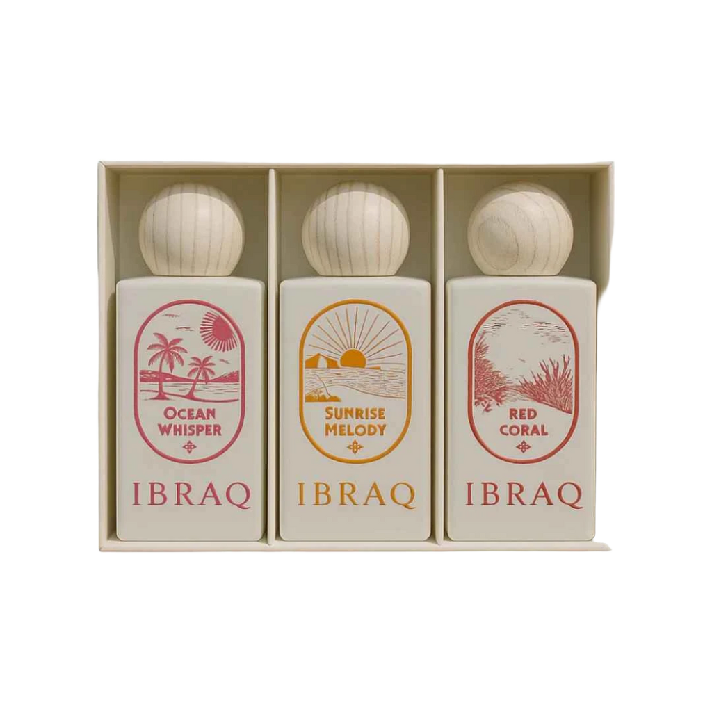 IBRAQ MINI SUMMER OCEAN COLLECTION UNISEX - 3 x 10 ml -Hadiyyeh