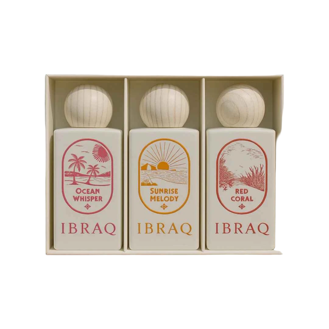 IBRAQ MINI SUMMER OCEAN COLLECTION UNISEX - 3 x 10 ml -Hadiyyeh