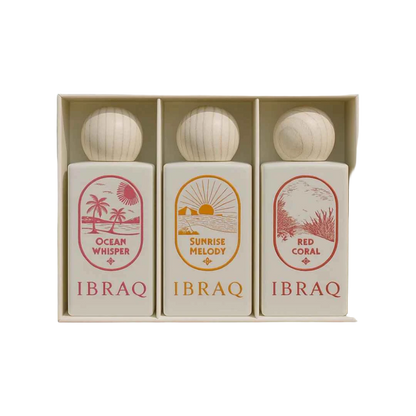 IBRAQ MINI SUMMER OCEAN COLLECTION UNISEX - 3 x 10 ml -Hadiyyeh