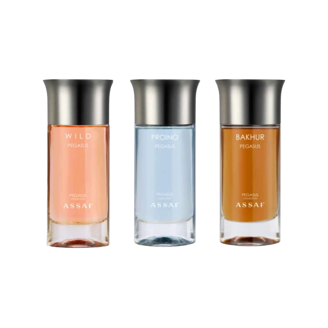 ASSAF PEGASUS TRIO COLLECTION EDP UNISEX - 3 x 100 ml -Hadiyyeh