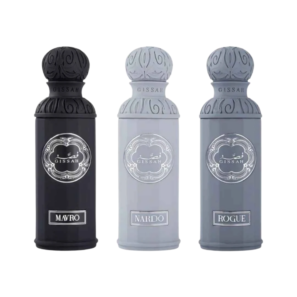 GISSAH GRAPHITE SET EDP FOR MEN - 3 x 50ml -Hadiyyeh