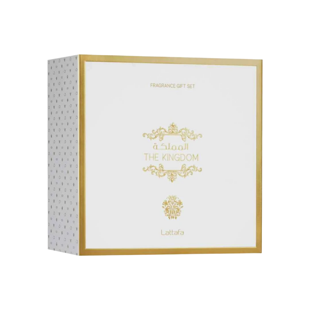 LATTAFA THE KINGDOM GIFT SET FOR MEN - 100 ml + 100 ml + 12 ml -Hadiyyeh