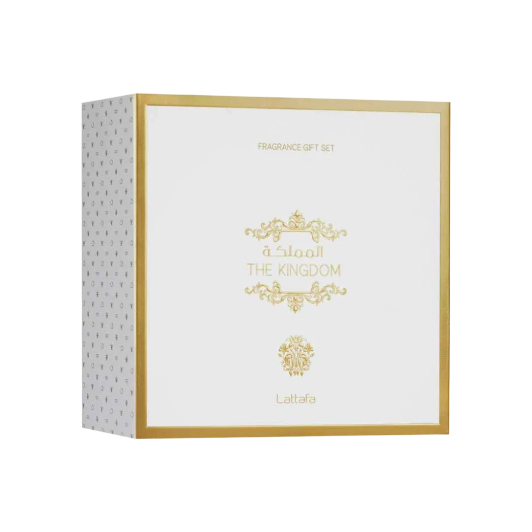 LATTAFA THE KINGDOM GIFT SET FOR MEN - 100 ml + 100 ml + 12 ml -Hadiyyeh