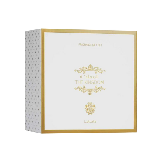 LATTAFA THE KINGDOM GIFT SET FOR MEN - 100 ml + 100 ml + 12 ml -Hadiyyeh