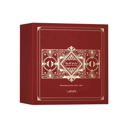LATTAFA BADE'E AL OUD SUBLIME GIFT SET FOR WOMEN - 100 ml + 50 ml + 12 ml -Hadiyyeh