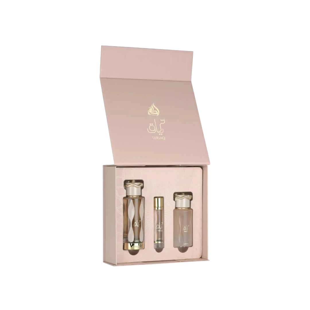 LATTAFA TERIAQ GIFT SET FOR WOMEN - 100 ml + 50 ml + 12 ml -Hadiyyeh