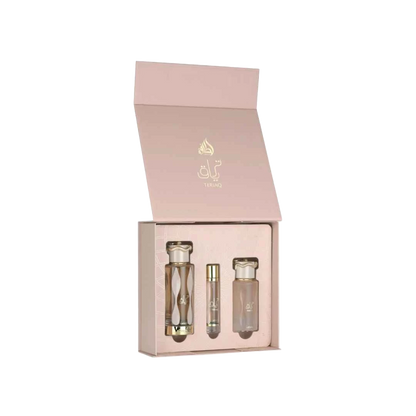 LATTAFA TERIAQ GIFT SET FOR WOMEN - 100 ml + 50 ml + 12 ml -Hadiyyeh