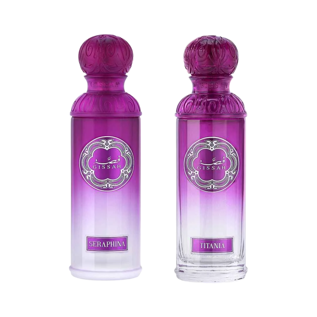 GISSAH TITAN SET EDP FOR WOMEN - 2 x 90 ml -Hadiyyeh